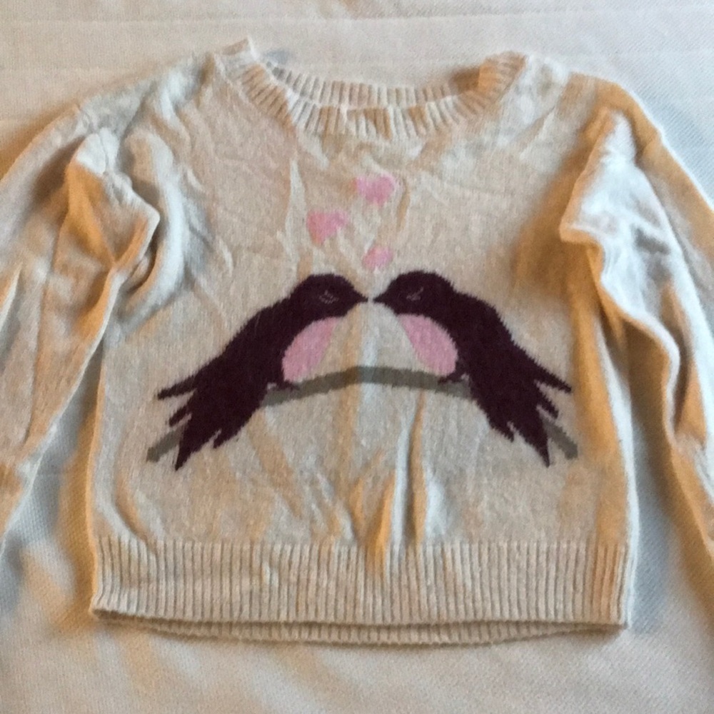 Love-birds Fuzzy Sweater
